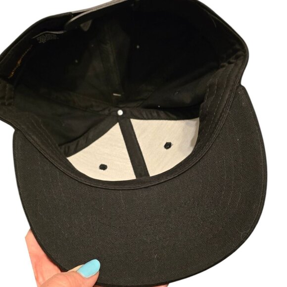 Vtg Mortal Kombat Warner Brothers Black Snapback Hat Adjustable Logo Dragon NWT - Picture 10 of 12